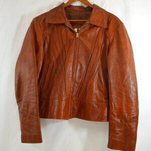 Women's Brown Leather Jacket